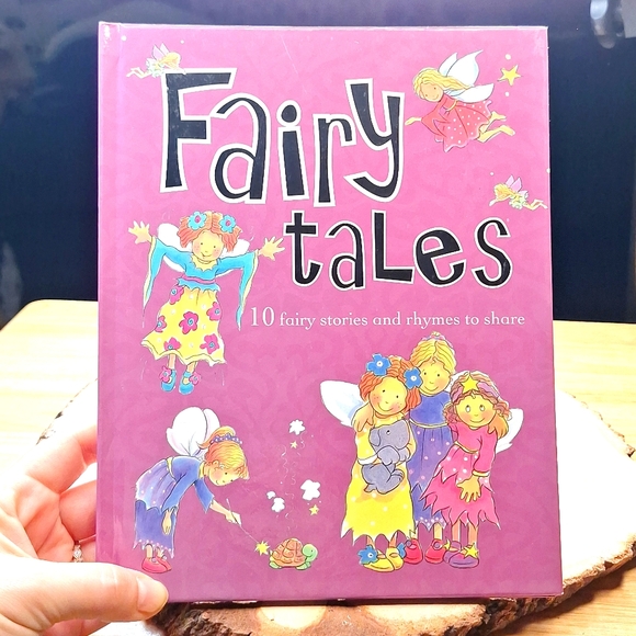 Fairy Tales 10 fairy stories and rhymes hardcover book - Picture 1 of 6